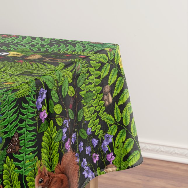 Woodland amimals and plants tablecloth (In Situ)