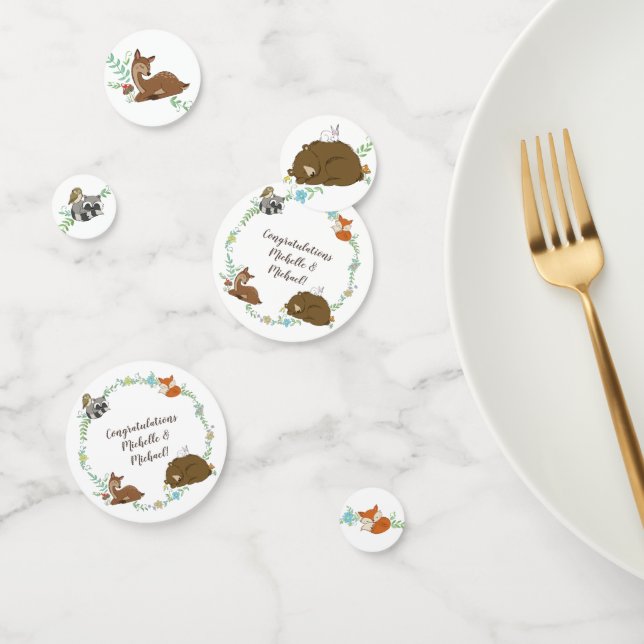 Woodland Animal Baby Shower Confetti (Group)