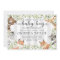 Woodland Animal Baby Shower Invitation Invite