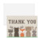 Woodland Animal Baby Shower Thank You Cards Flat