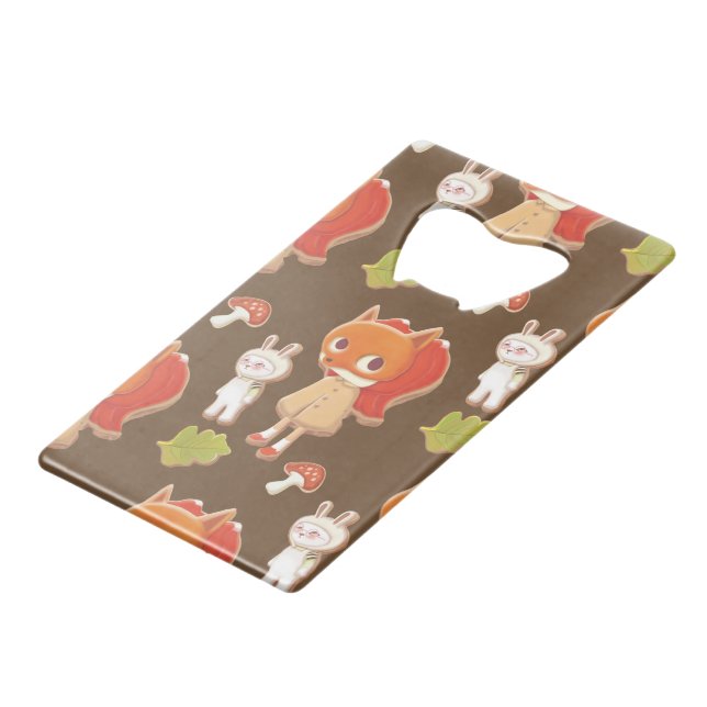 Woodland animal decorated cookies (Front Angled)