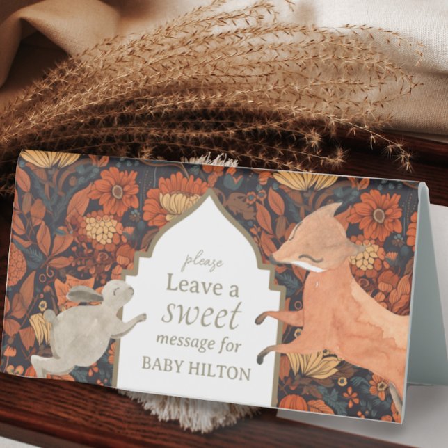 Woodland Animal Fall Baby Shower Guest Book (Creator Uploaded)