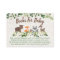 Woodland Animal Floral Baby Book Request Cards