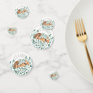 Woodland Animal Friends It's A Boy Confetti