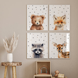 Woodland Animal Portret Nursery