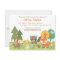 Woodland Animal Themed Baby Shower Invitations