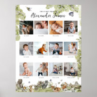 Woodland Animals | 1st Year 12 Photo Collage Month