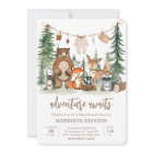 Woodland Animals Adventure Awaits Baby Shower