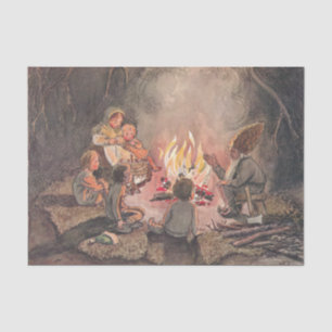 Woodland Animals and Children Elsa Beskow Tissue Paper