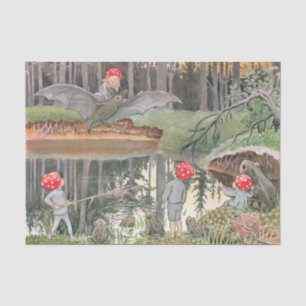 Woodland Animals and Children Elsa Beskow Tissue Paper
