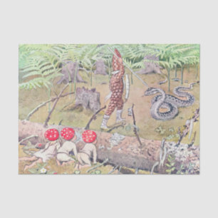 Woodland Animals and Children Elsa Beskow Tissue Paper