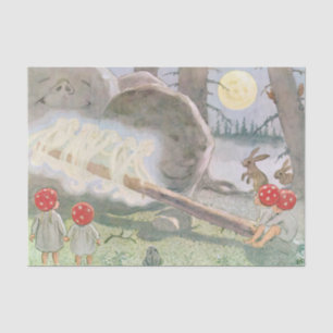 Woodland Animals and Children Elsa Beskow Tissue Paper