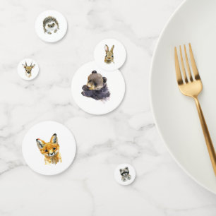 Woodland Animals Baby Shower Address  Confetti