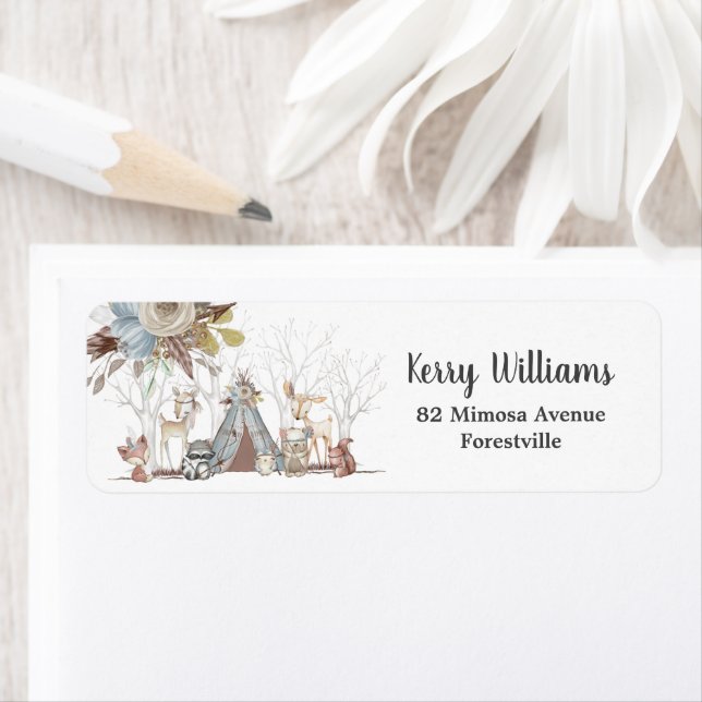 Woodland Animals Baby Shower Boy Birthday Party (Insitu)