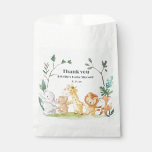 Woodland Animals Baby Shower Favour Bags