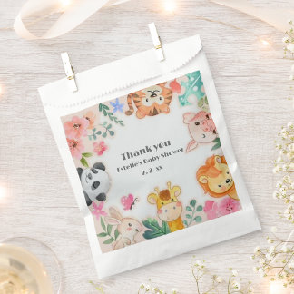 Woodland Animals Baby Shower Favour Bags