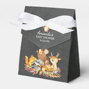 Woodland Animals Baby Shower Favour Box