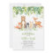 Woodland Animals Baby Shower Forest Greenery Boy