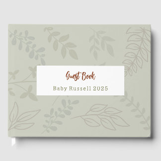 Woodland Animals Baby Shower Guest Book