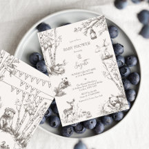 Woodland Animals Baby Shower