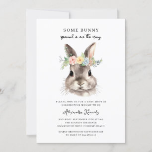 Woodland Animals Baby Shower Invitation