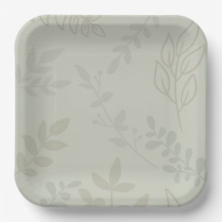 Woodland Animals Baby Shower Paper Plates