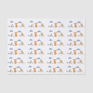 Woodland Animals Baby Shower Tissue Paper