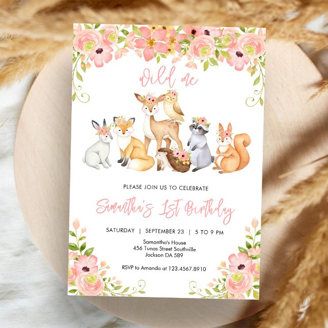 Woodland Animals Birthday Invitation (Creator Uploaded)