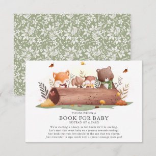 Woodland Animals Book for Baby Enclosure Card