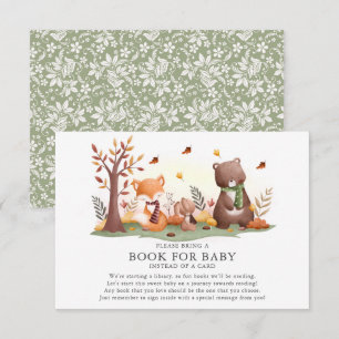Woodland Animals Book for Baby Enclosure Card
