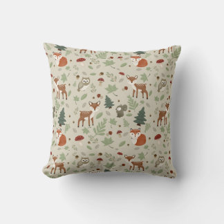 Woodland Animals Cushion