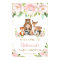 Woodland Animals Floral Baby Shower Welcome Sign