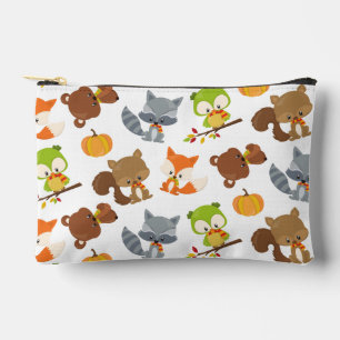 Woodland Animals, Forest Animals, Fall Animals Accessory Pouch