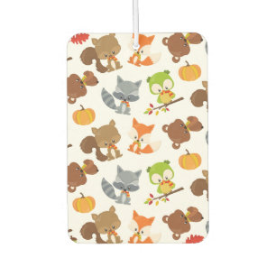 Woodland Animals, Forest Animals, Fall Animals Car Air Freshener