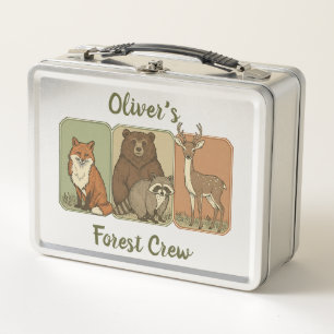 Woodland Animals - Forest Crew  Metal Lunch Box
