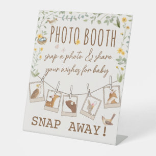 Woodland Animals Forest Friend Photo Booth Sign