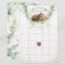 Woodland Animals Forest Greenery Baby Shower Bingo