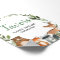 Woodland animals greenery baby shower favours sign