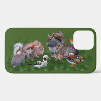 Woodland Animals iPhone 12 Case