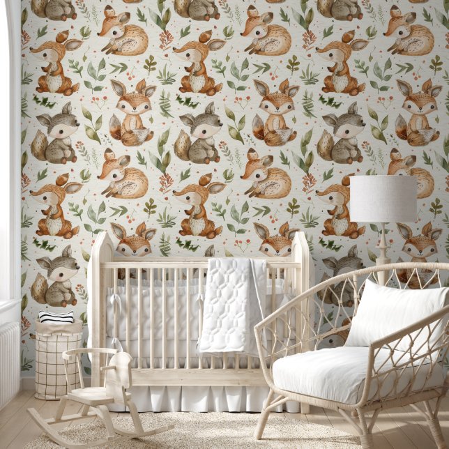 Woodland Animals Kids  Wallpaper (Kids)