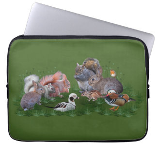 Woodland Animals Laptop Sleeve