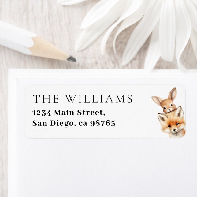 Woodland Animals Modern Baby Shower (Insitu)