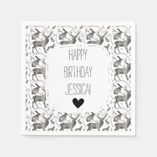 Woodland Animals Napkin