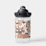 Woodland Animals Personalised Kids Water Bottle<br><div class="desc">Woodland Animals Personalised Kids Water Bottle. Please adjust the rectangle to best frame the name.</div>