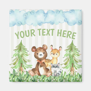 Woodland Animals Refrigerator Magnet