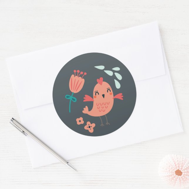 Woodland Animals Sticker Seal (Envelope)