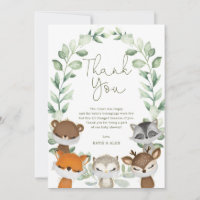 Woodland Animals Virtual Quarantine Baby Shower