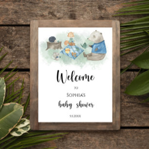 Woodland Animals - Welcome Poster