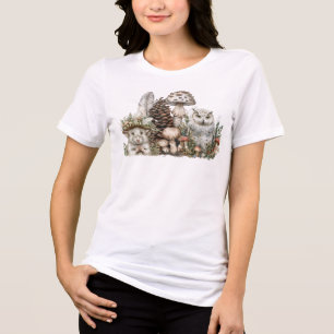 Woodland Animals Woodlandcore Forest Tri-Blend Shirt