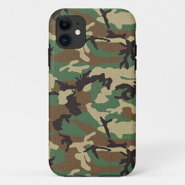 Woodland Army Camo iPhone 5/5S Xtreme Case (Back)